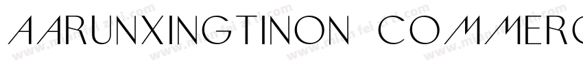 AaRunxingtiNon CommerciaUse字体转换